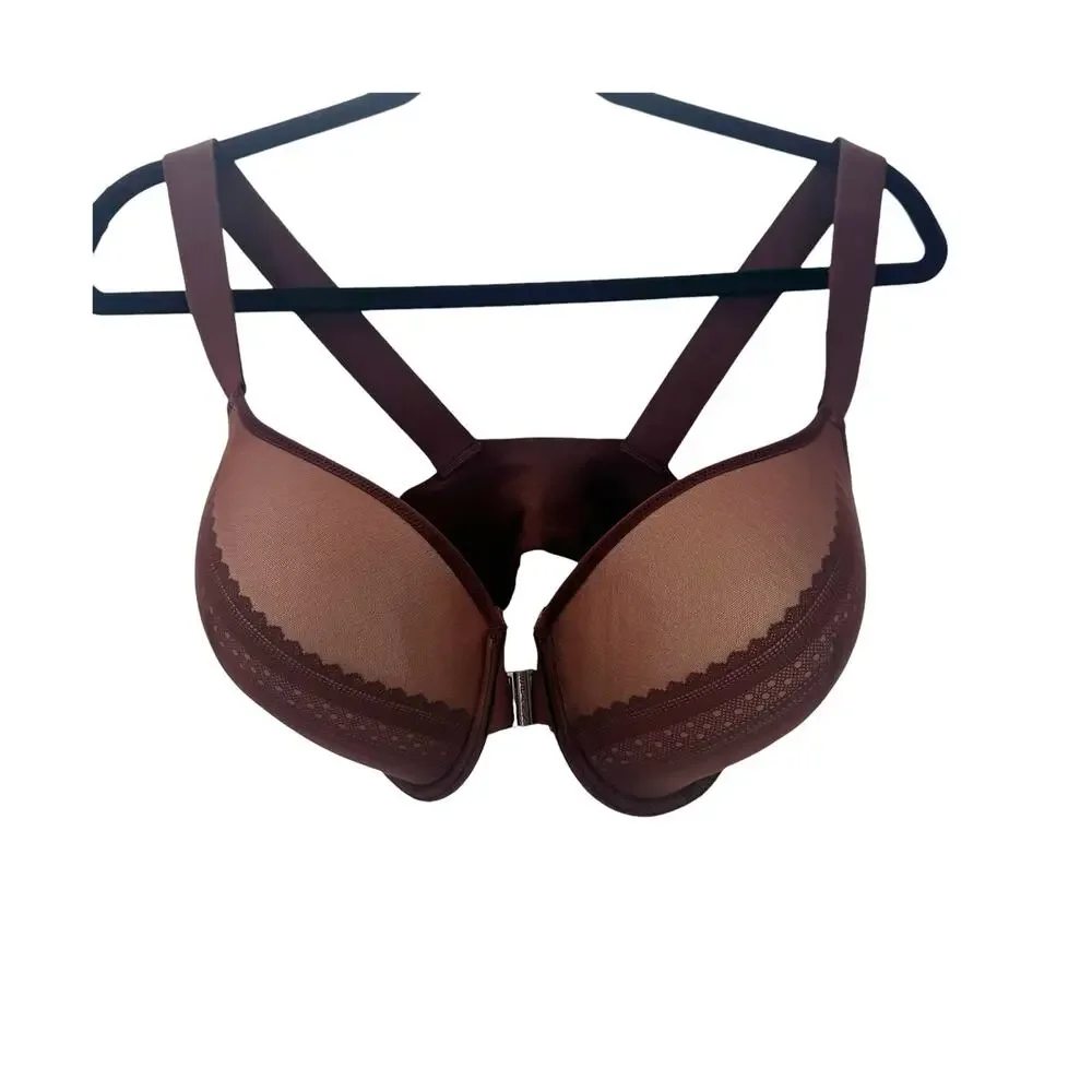 Spanx BRA-LLELUJAH Illusion Lace Full Coverage Bra Champagne Beige Size 38DD NWT